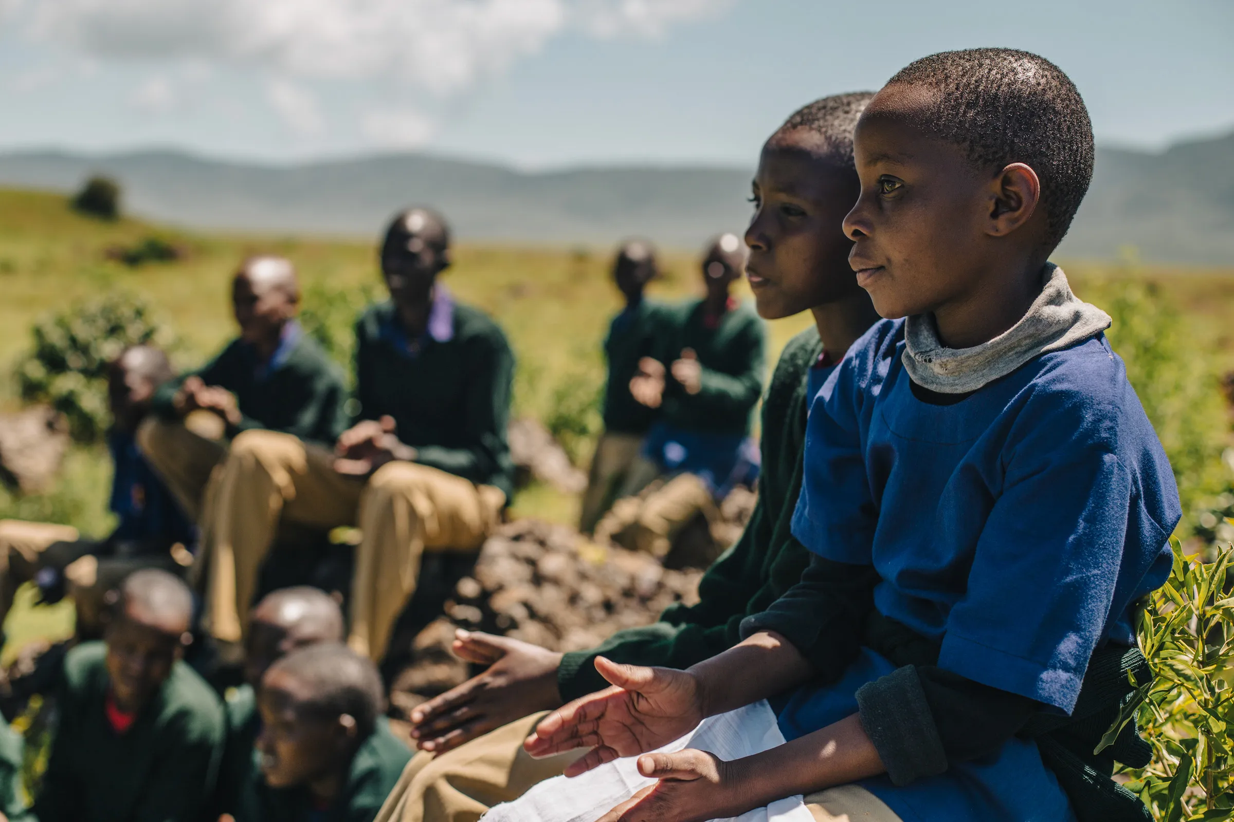 Young Tanzanians supported by the Ongeza Hatua Zangu initiative